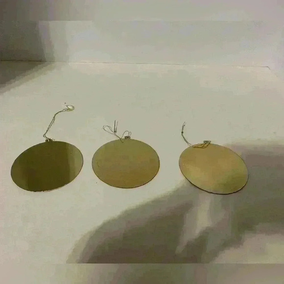 Set of 3 Metal Ornaments - Santa, Angel, Caroler - Picture 2 of 5